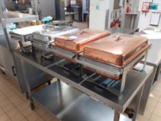 4 x Stainless Steel Chafing Dishes
