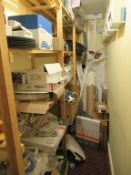 Contents of Store Room to include shower kits, mixer taps, bathroom fittings etc.