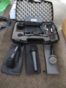 Shure Mic System, Qty of Various Audio Cables and 3 x Microphone Stands