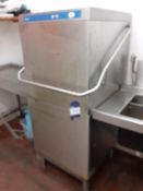 Hobart AMXXS1300-31 Pass through Dishwasher with Stainless Steel Table