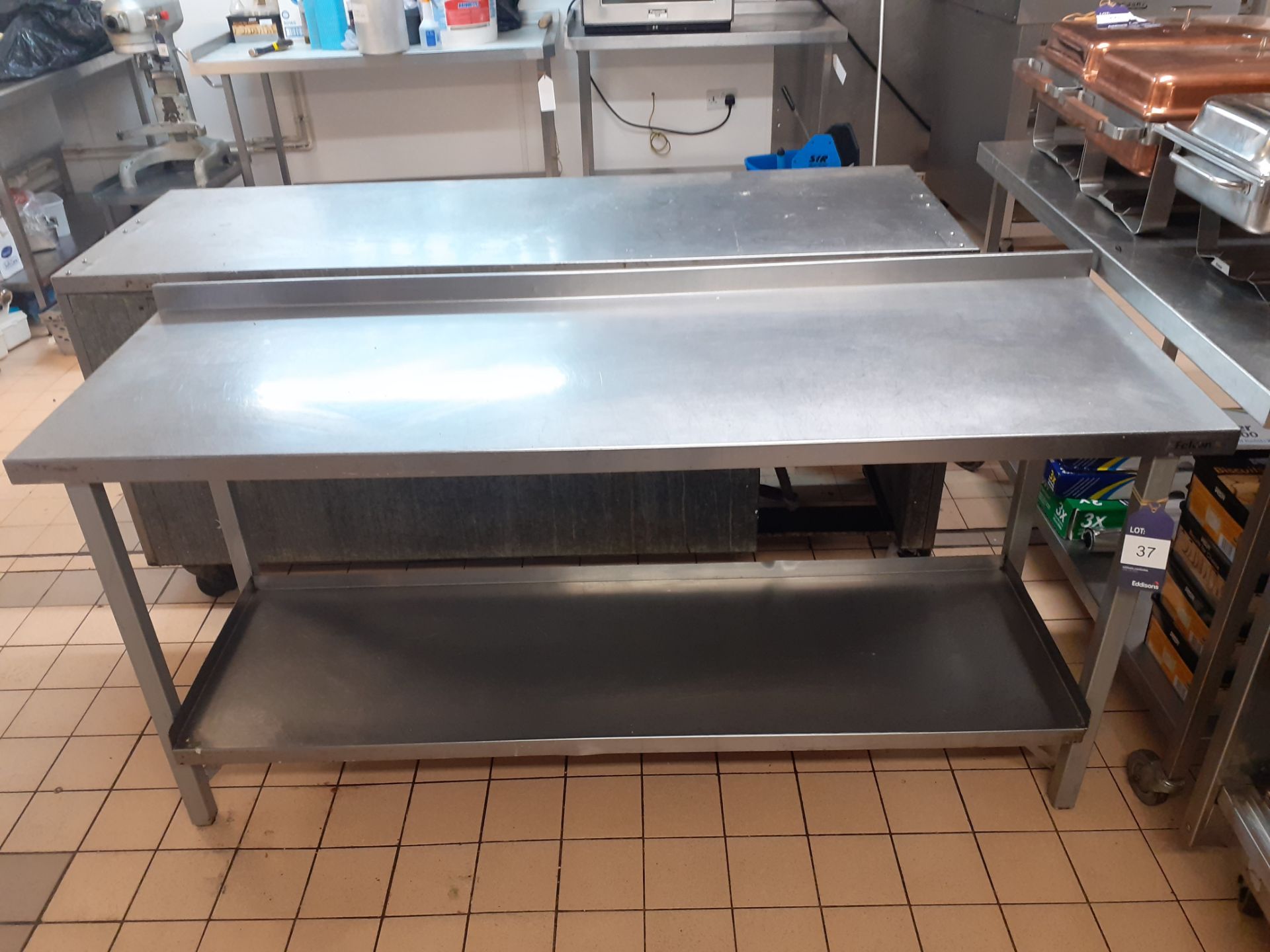 Falcon Stainless Steel Bottom shelf Prep Bench