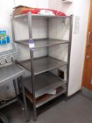Stainless Steel 5 Tier Shelving Unit