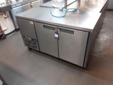 Williams H02U Twin Door Counter Fridge