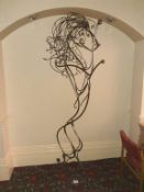 Welded Steel Horse Statue approx 2200mm high