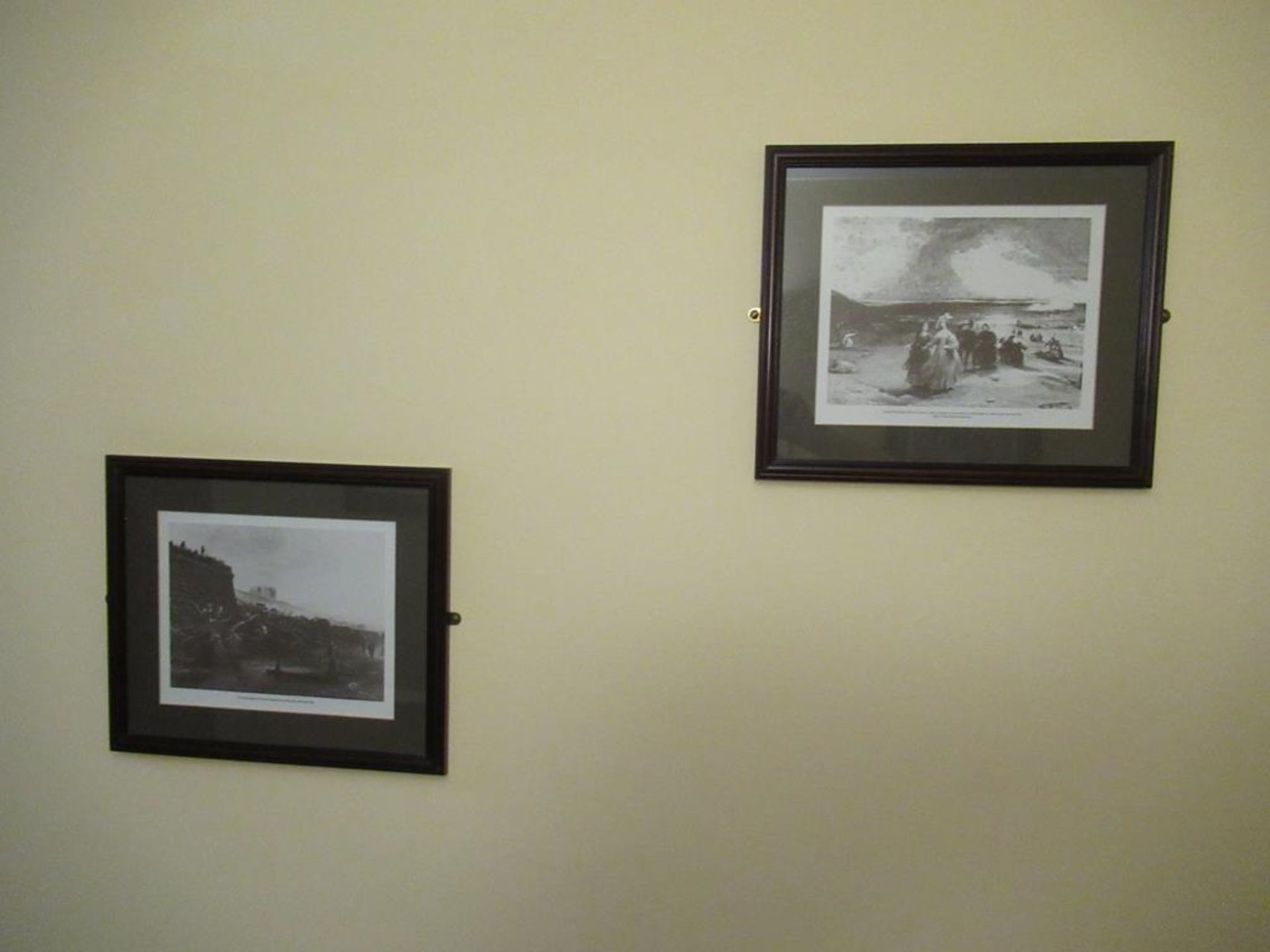 16 various boating/sailing/fishing related framed prints in corridor - Image 8 of 9