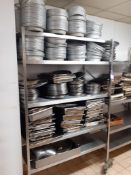 Large Qty of Stainless Steel Cooking Trays