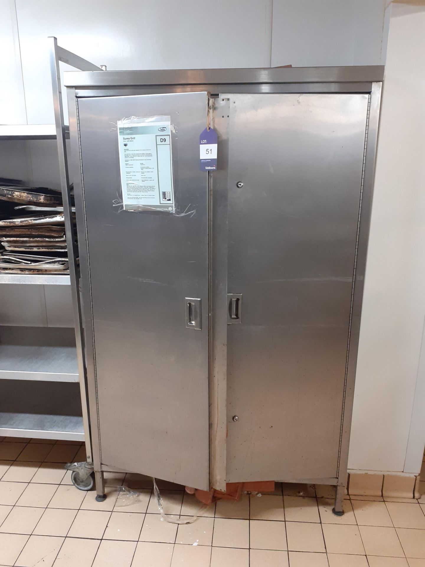 Stainless Steel Two Door Cabinet