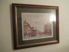 6 various framed pictures