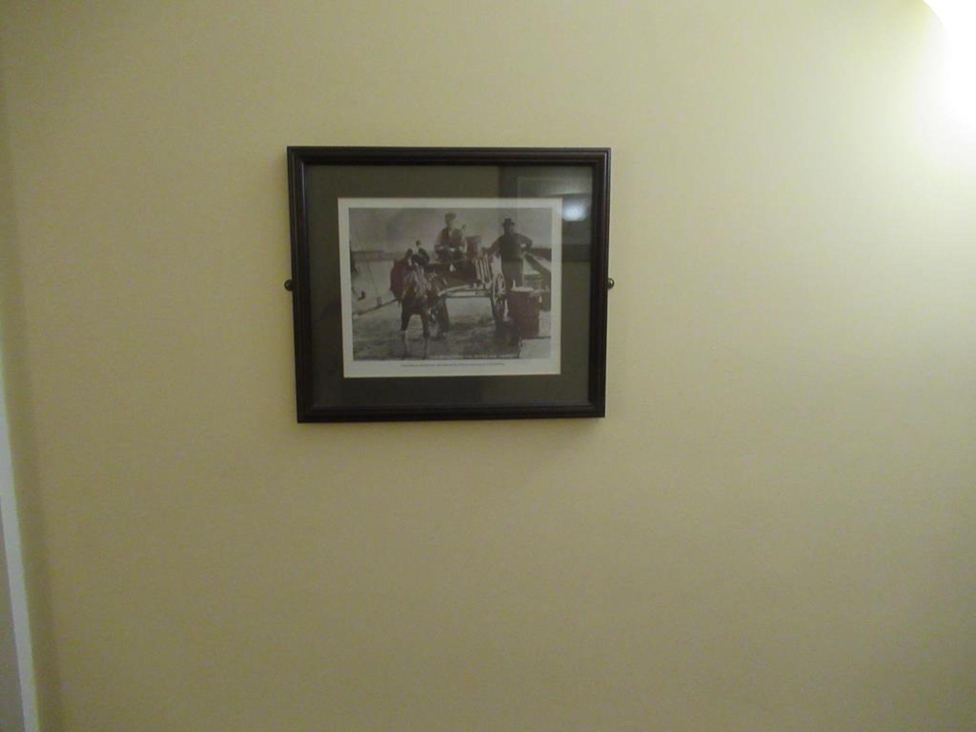 16 various boating/sailing/fishing related framed prints in corridor - Image 7 of 9