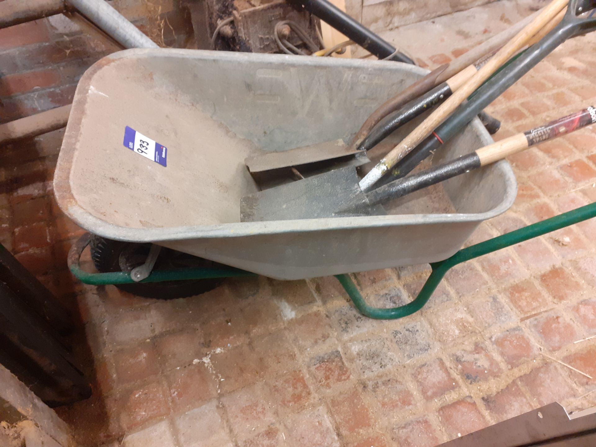 Garden Wheel Barrow and qty of Garden Tools - Image 2 of 3