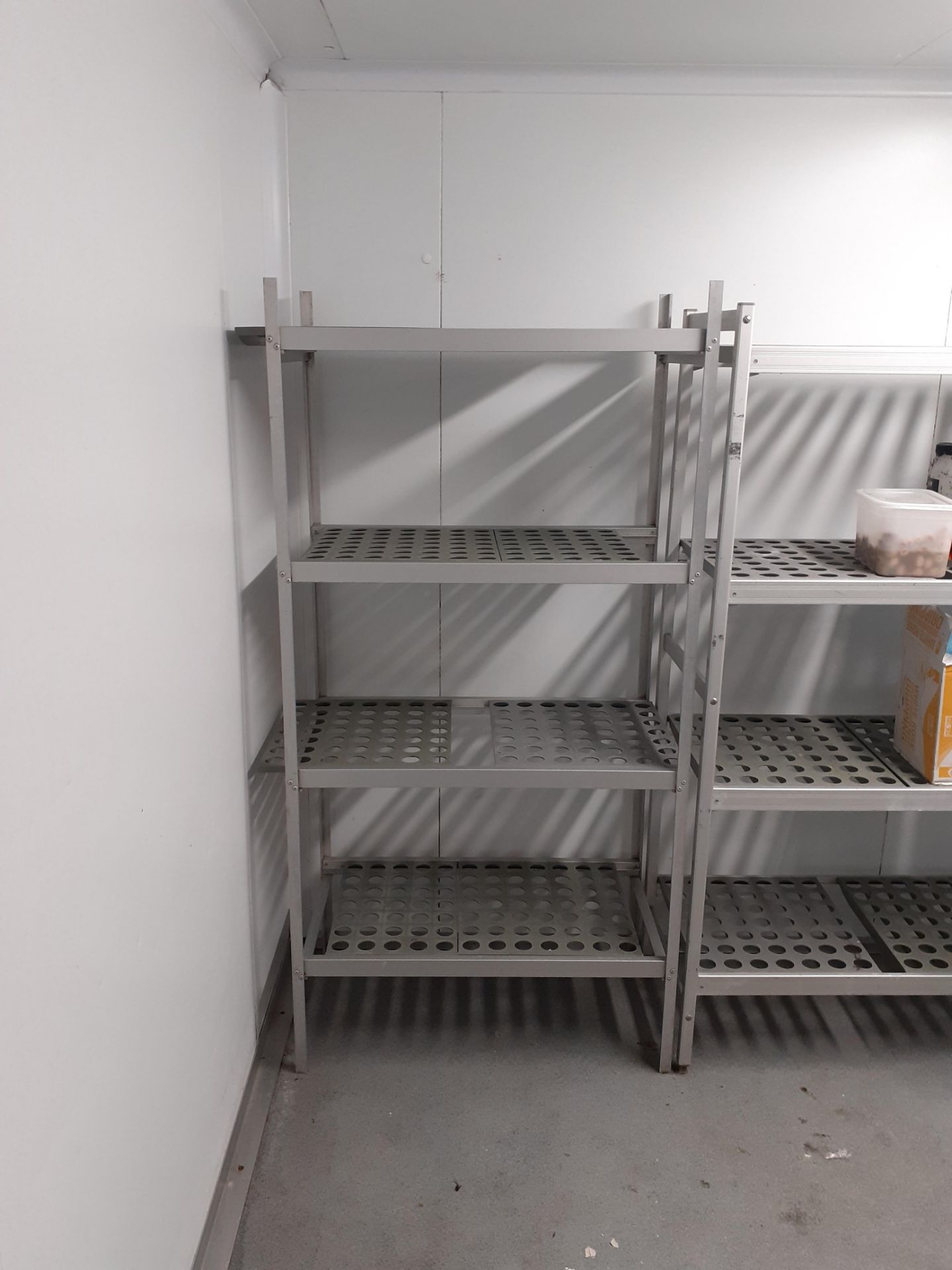 7 x Stainless Steel Framed Shelving Racks - Image 2 of 2