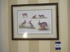 2 Limited edition framed prints signed by Robert E Fuller
