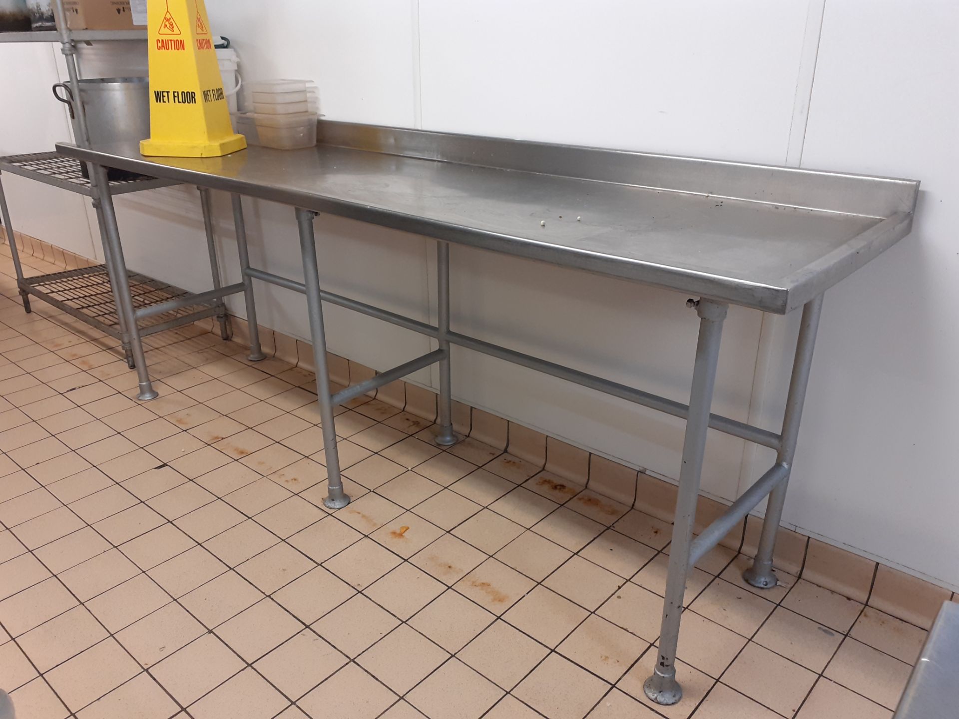 Bottom shelf Prep Benches and one Stainless Steel Top Prep Bench. - Image 2 of 2