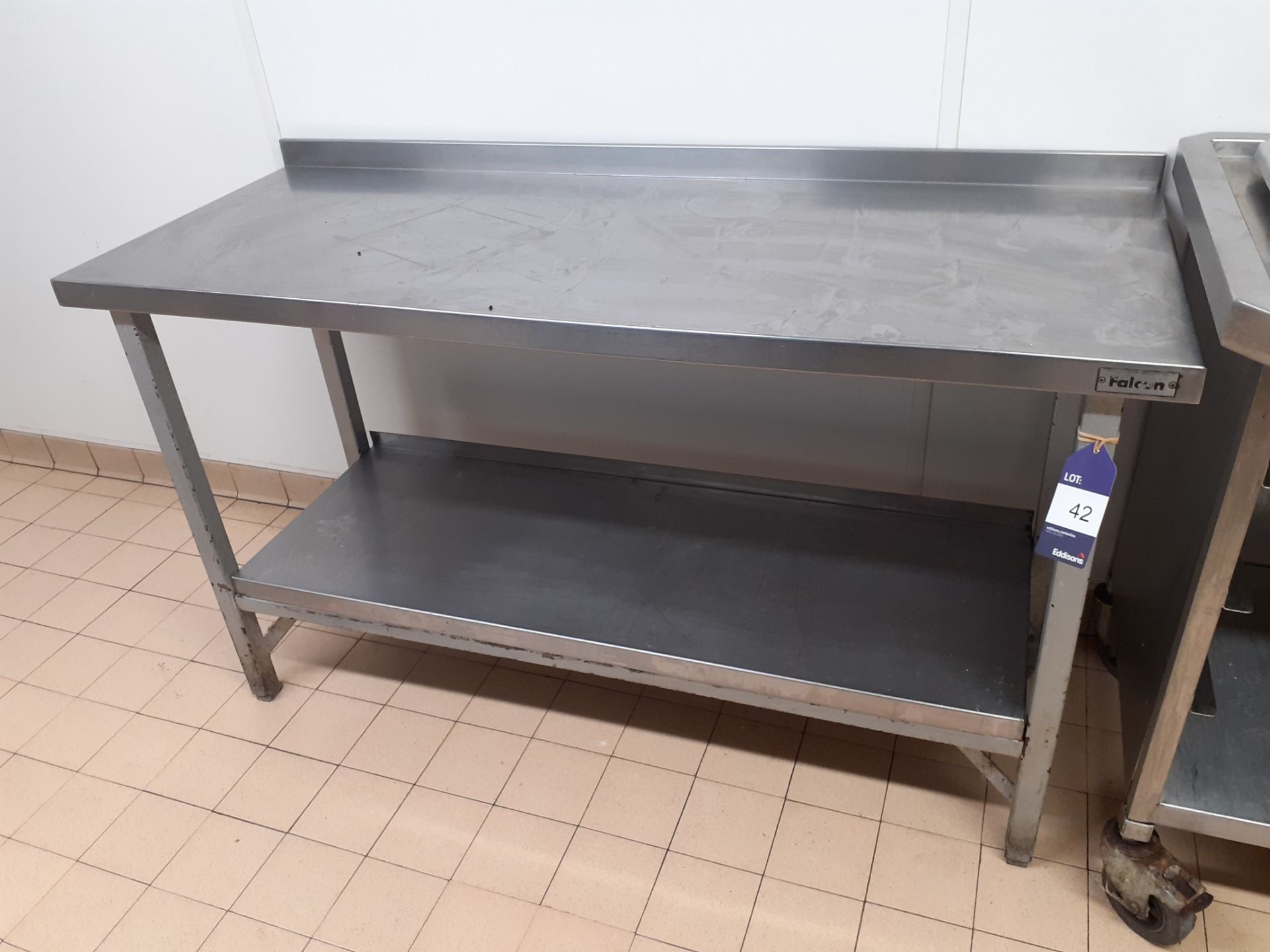 Falcon S/S Bottom Shelf Prep Bench