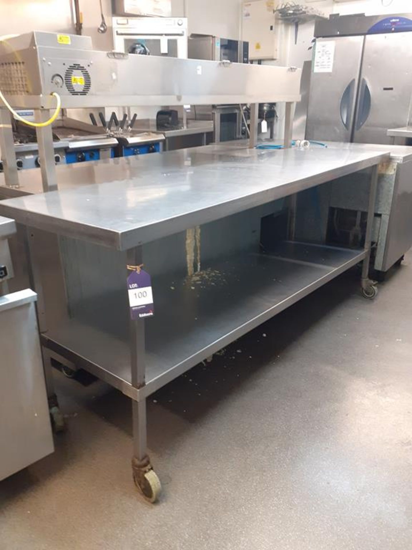 Stainless Steel Bottom Shelf Prep Bench