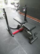Body Max weight lifting bench and stand