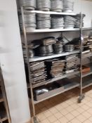 2 x Stainless Steel Heavy Duty Shelving Units