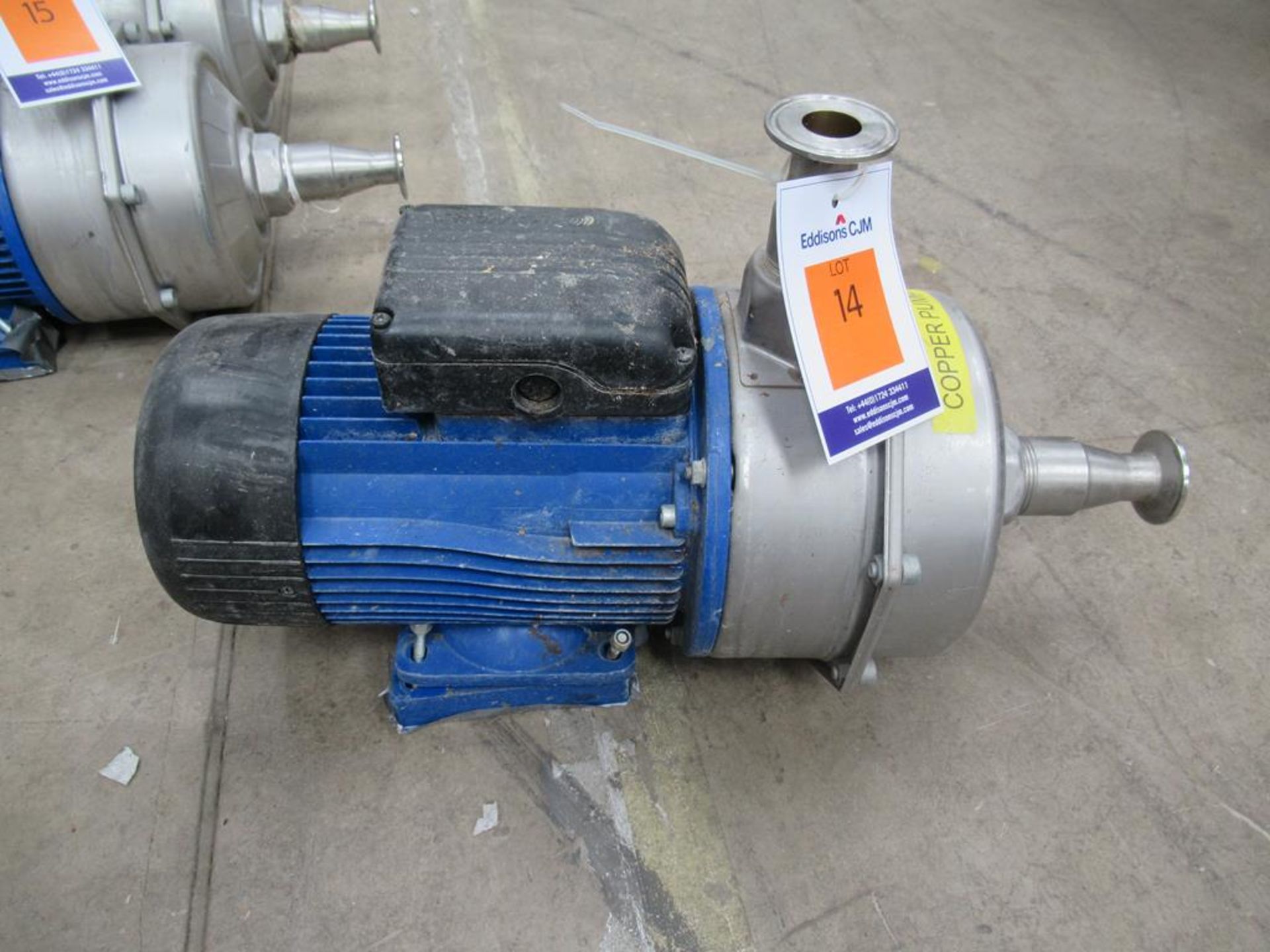 316 Pump Housing 3PH Motor 0.55Kw.