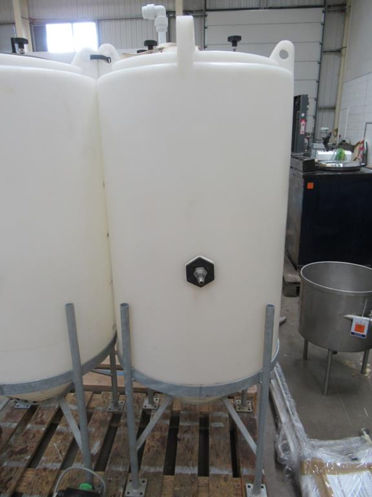 Pair of STST 304L Plastic Fermenters/FV Tanks - Image 2 of 7