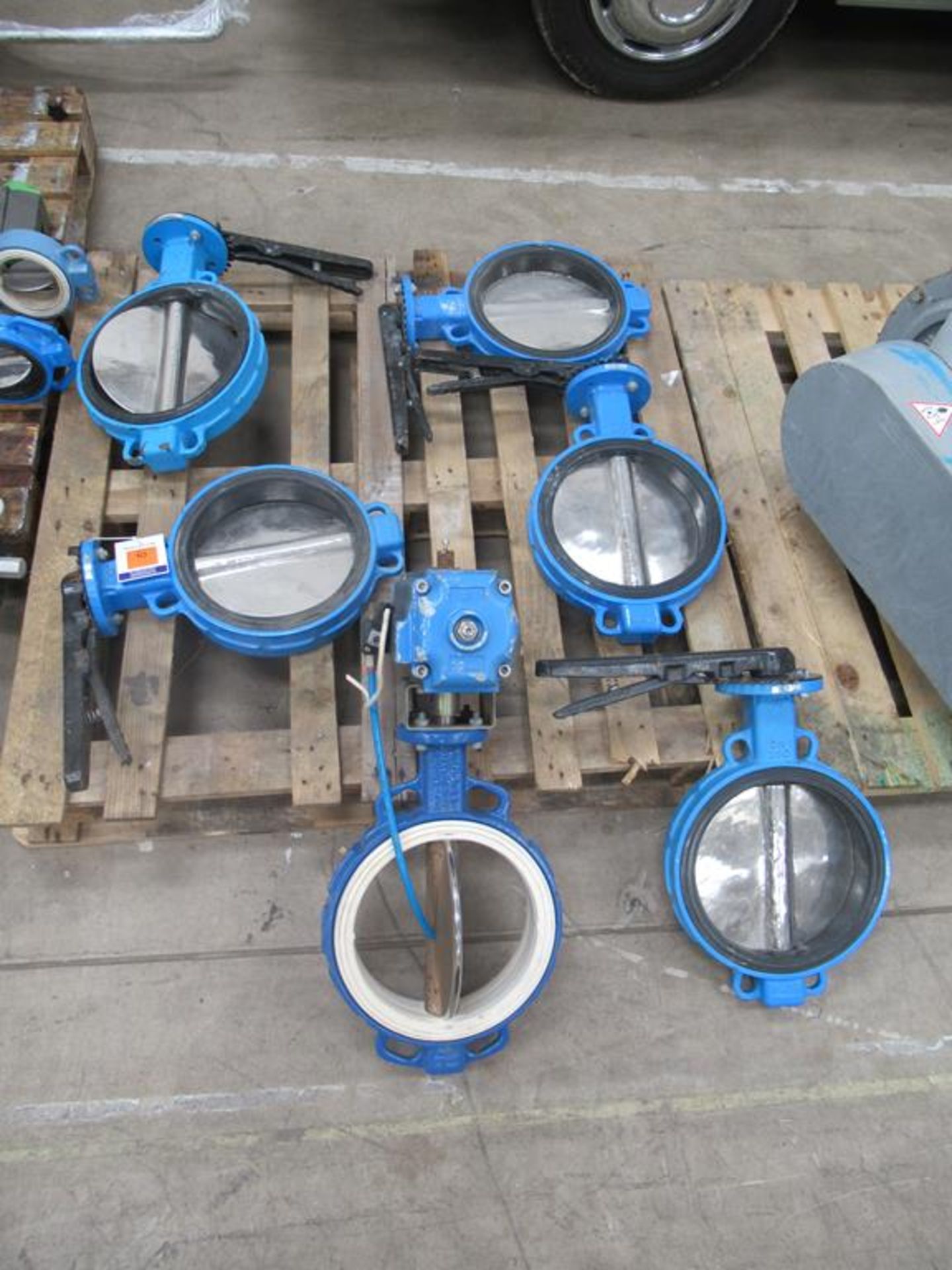 6 x 10" (250mm) Cast Iron Housing Stainless Steel Butterfly Valves