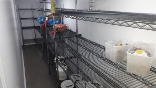 5 x Wire Shelving Rack (Located in Coldroom)