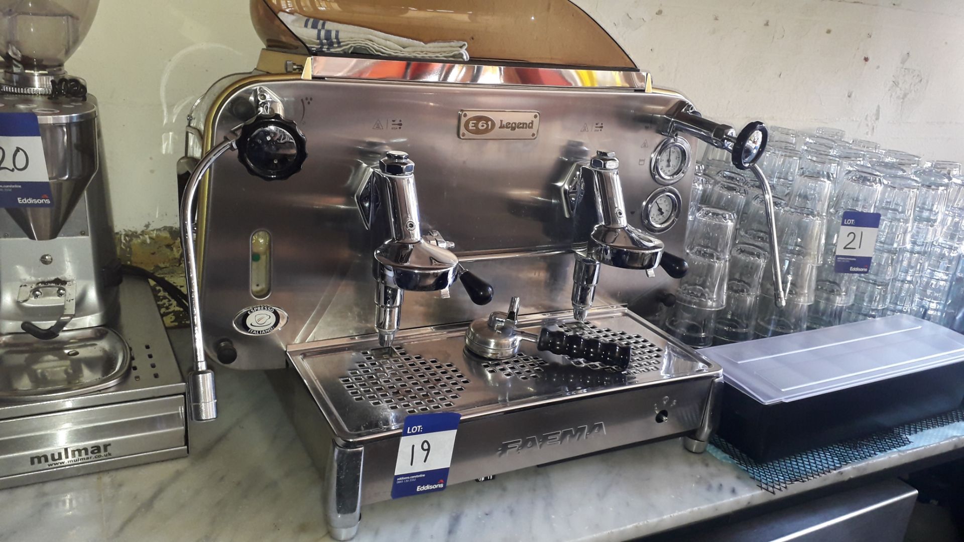 Faema E61 Legend 2 Group Espresso Machine (Disconn - Image 3 of 3