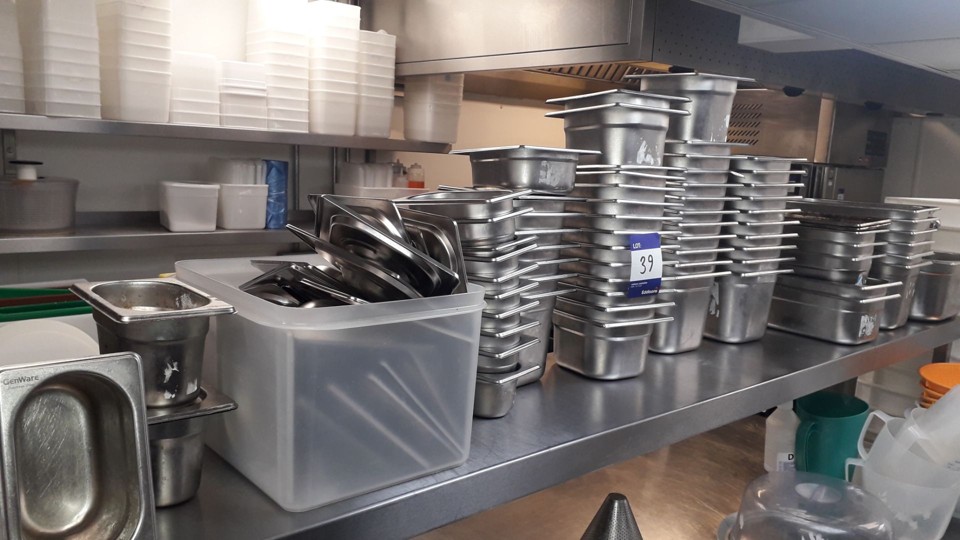 Quantity of Various Genware Stainless Steel Gastro - Image 2 of 4