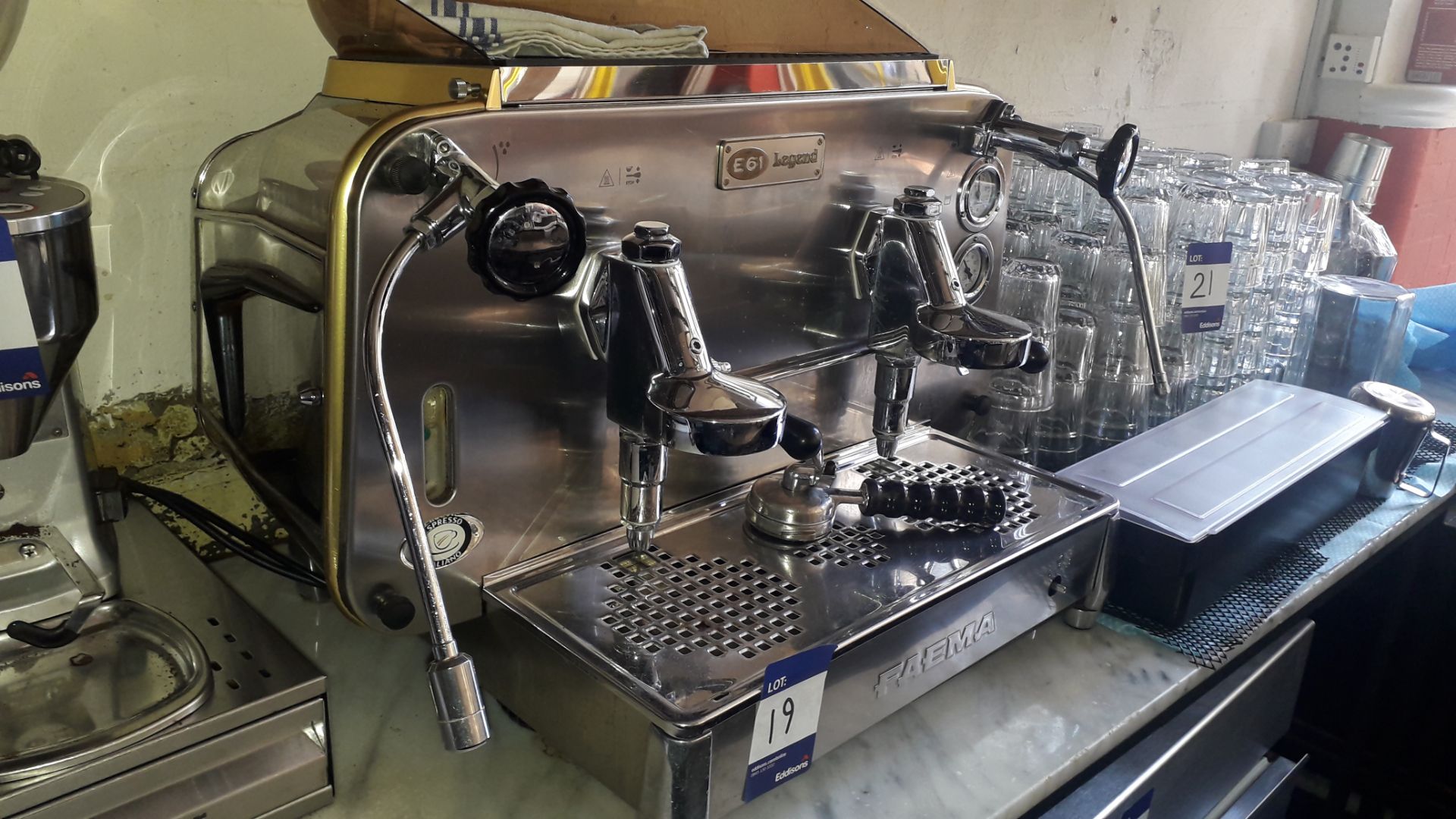 Faema E61 Legend 2 Group Espresso Machine (Disconn - Image 2 of 3