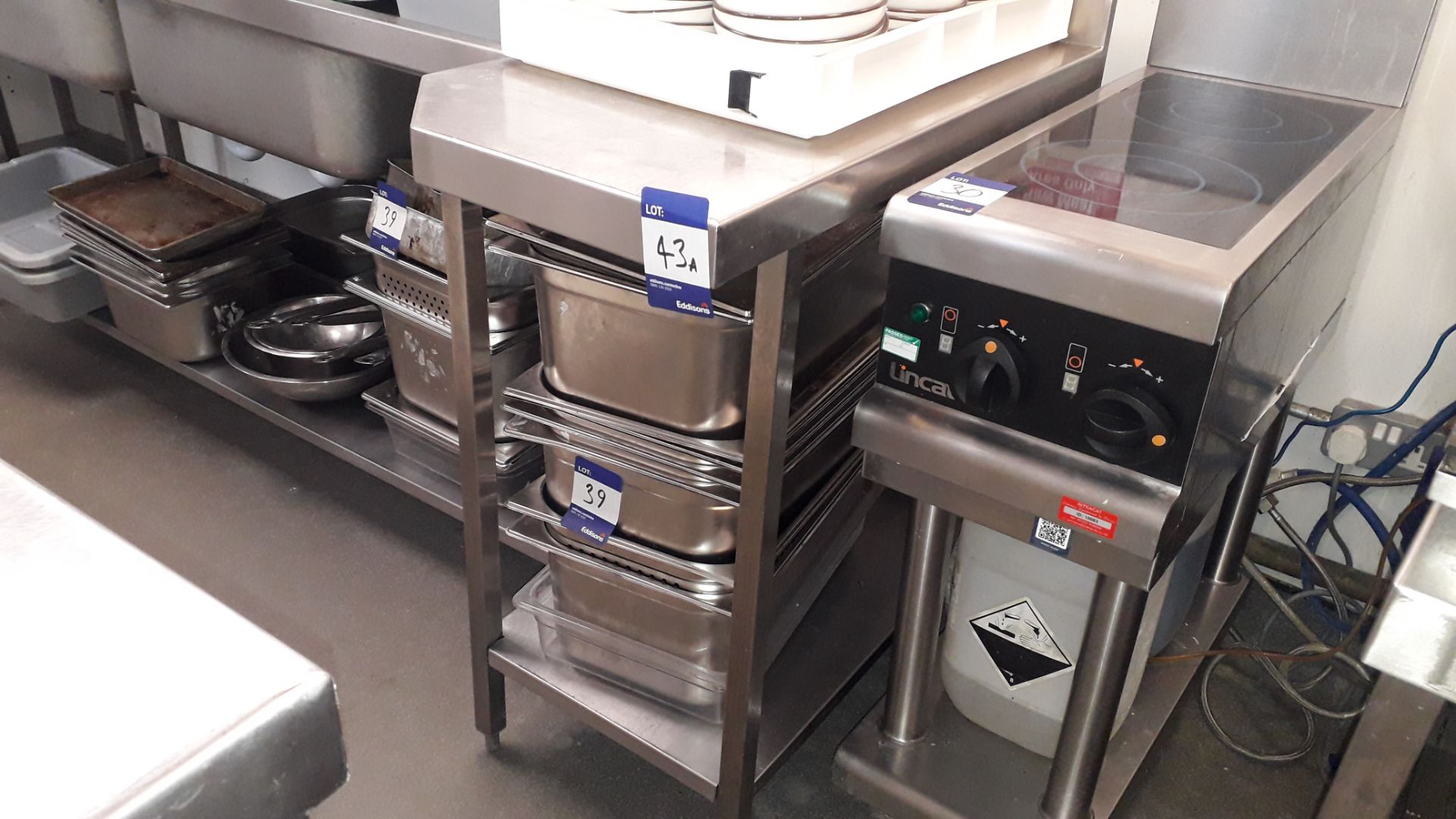 Stainless Steel Food Prep Table & Stainless Steel - Image 3 of 3