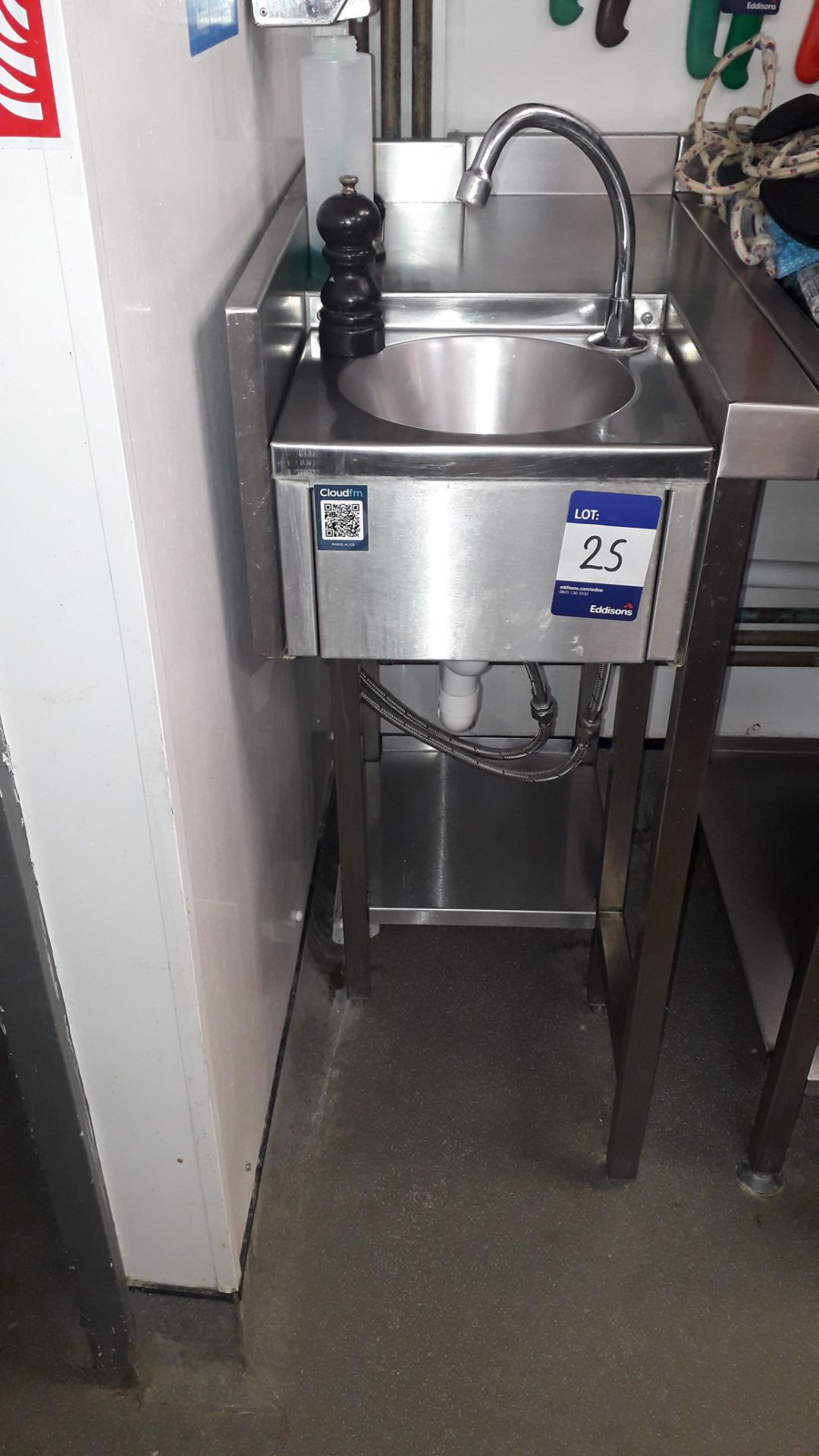 Franke Stainless Steel Hand Wash Unit 40x 70cm (Di - Image 2 of 2