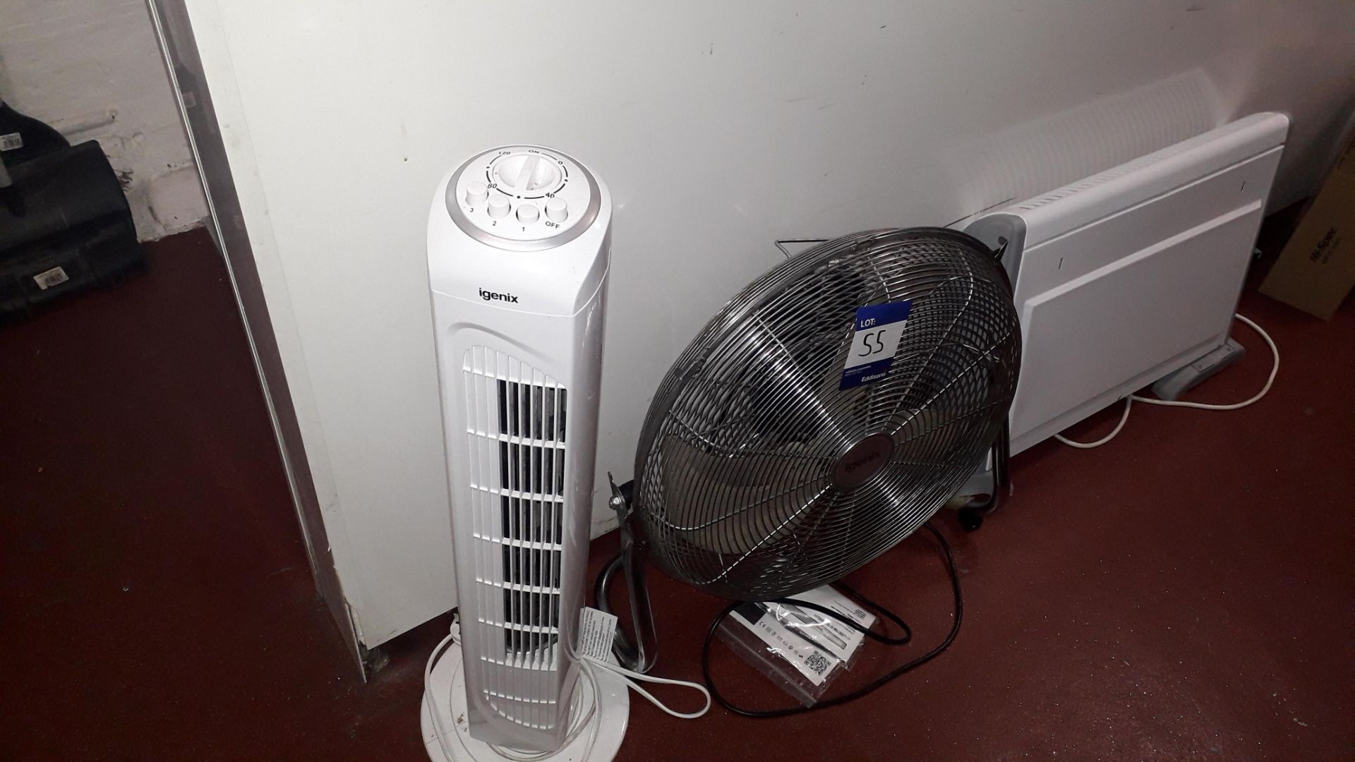 3 x Various Fans and Heaters