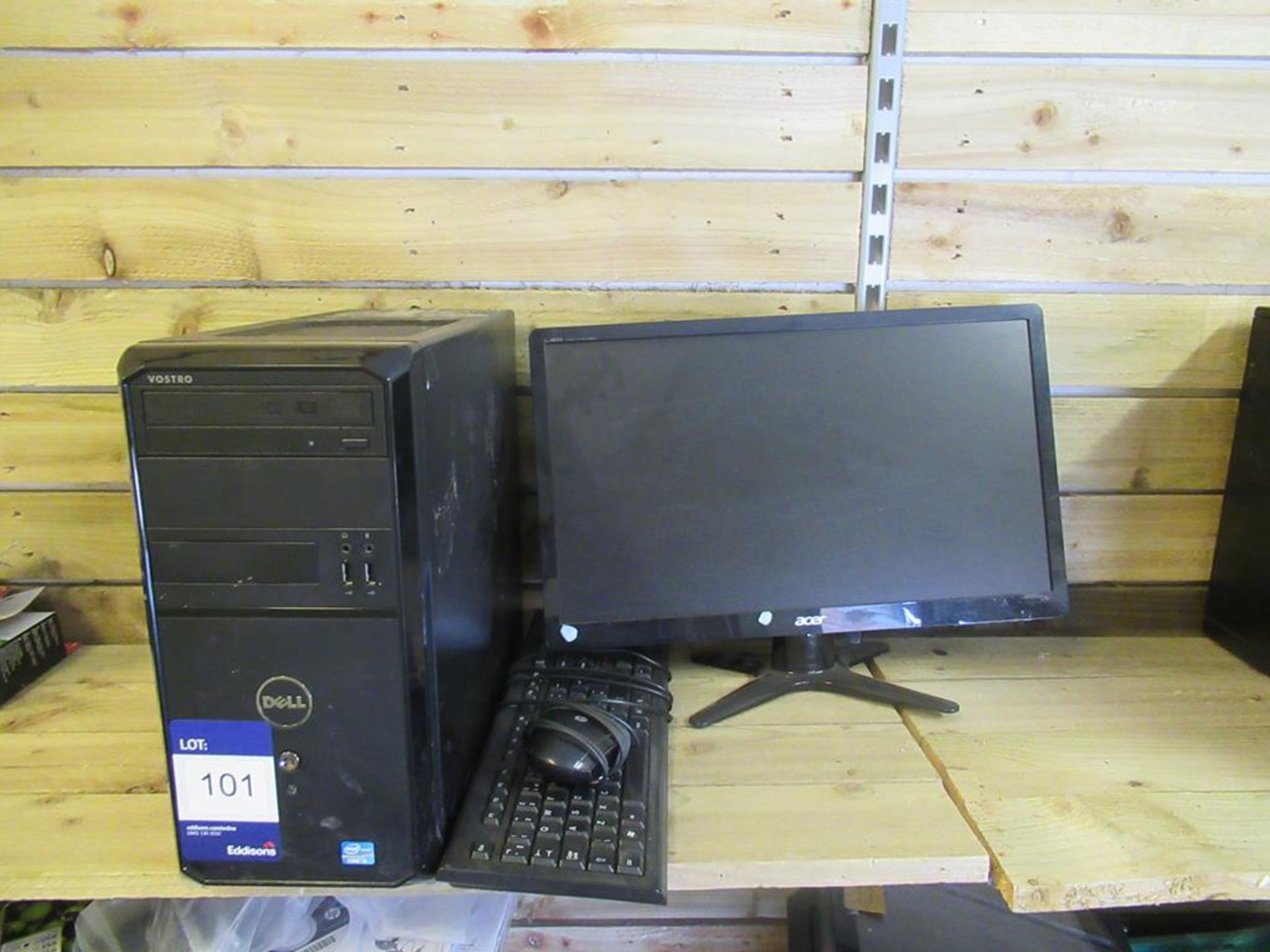 Dell PC Tower with Acer Monitor, Mouse and Keyboard