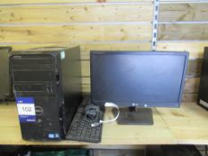 Dell PC Tower with LG Monitor, Mouse and Keyboard