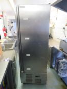 Polar G591 single door upright freezer 240V, 50Hz single phase, s/n SNACK400SBT 708316