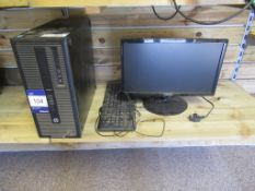 HP Prodesk with Samsung Monitor, Mouse and Keyboard