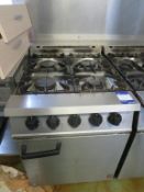 Falcon stainless steel 4 hob cooker