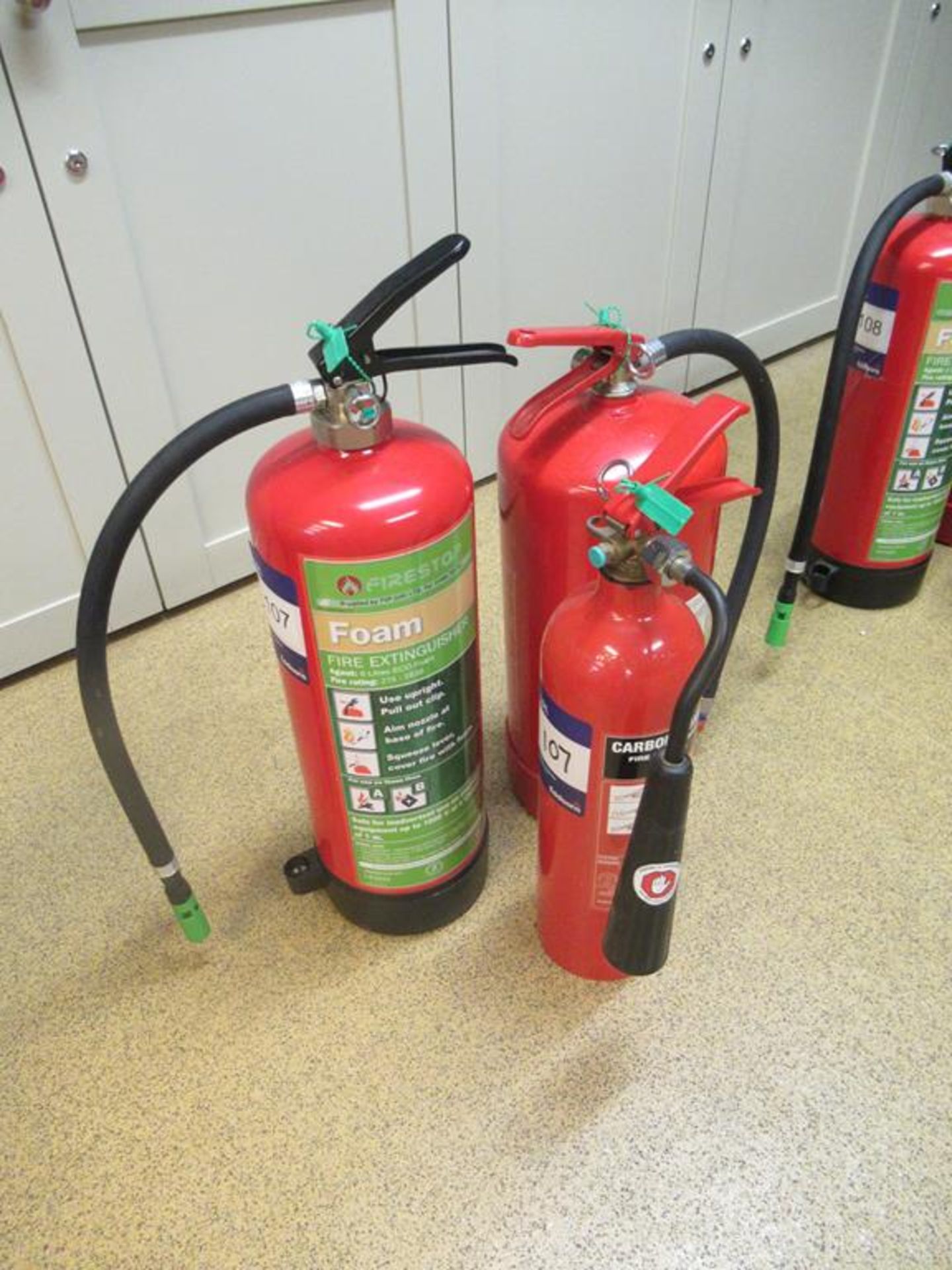 3 x Fire Extinguishers