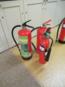 3 x Fire Extinguishers