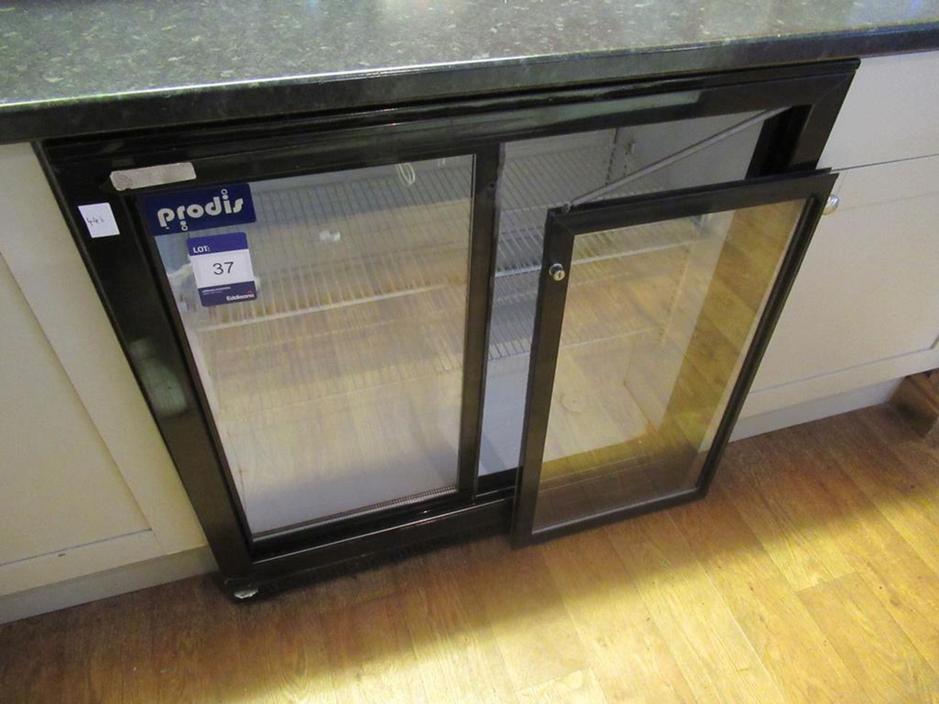 Prodis DBQ220LS Double Sliding Door Display Fridge