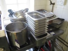 Qty of cookware to include cooking trays, pans etc