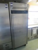 Williams NHGIT stainless steel industrial upright fridge 220/240V, 50Hz, single phase, s/n 891129130