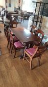 Dark Oak Table and Chairs