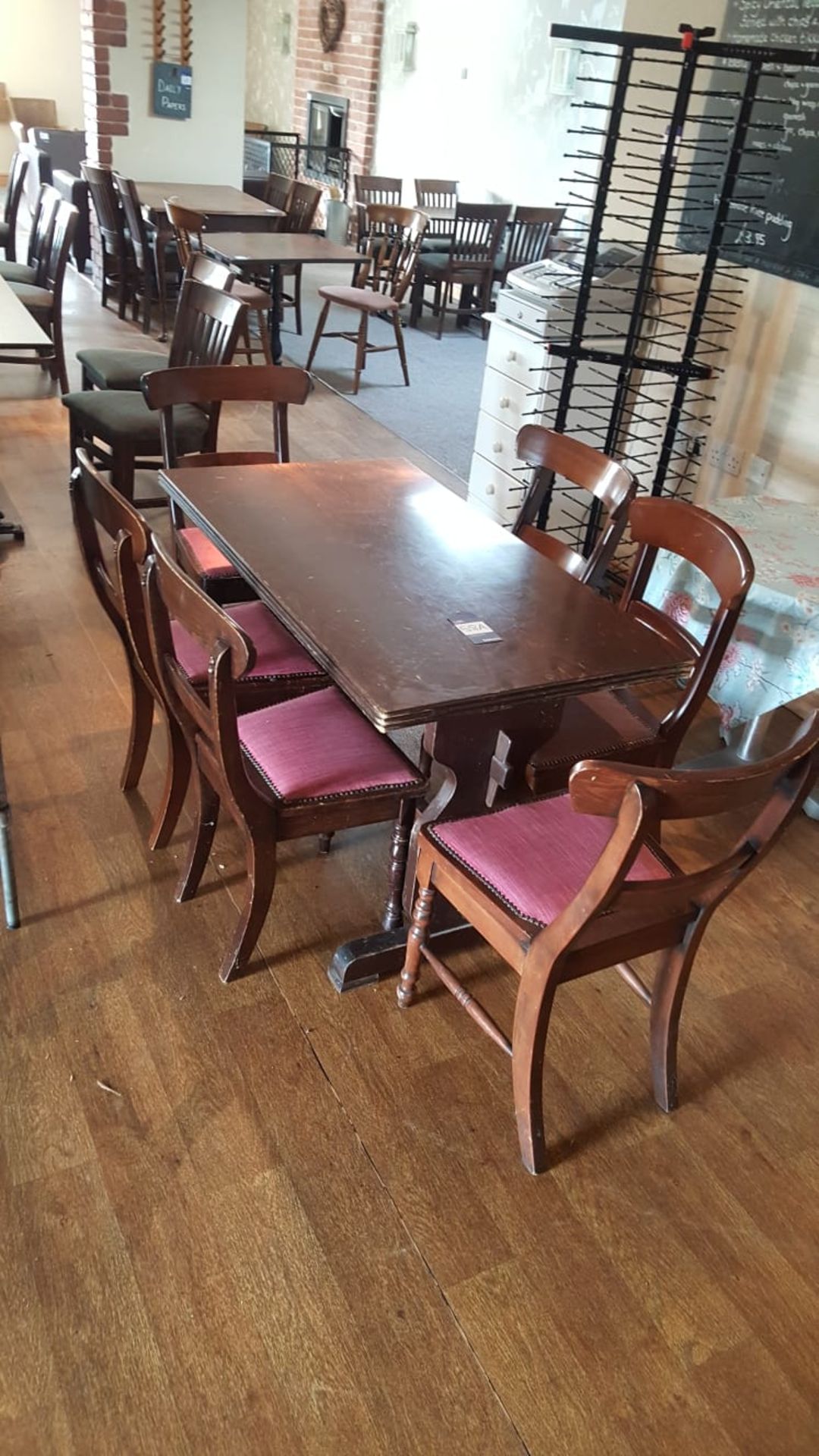 Dark Oak Table and Chairs