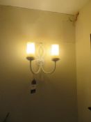 2 x matching wall lights