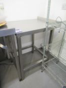 Stainless Steel Prep Table