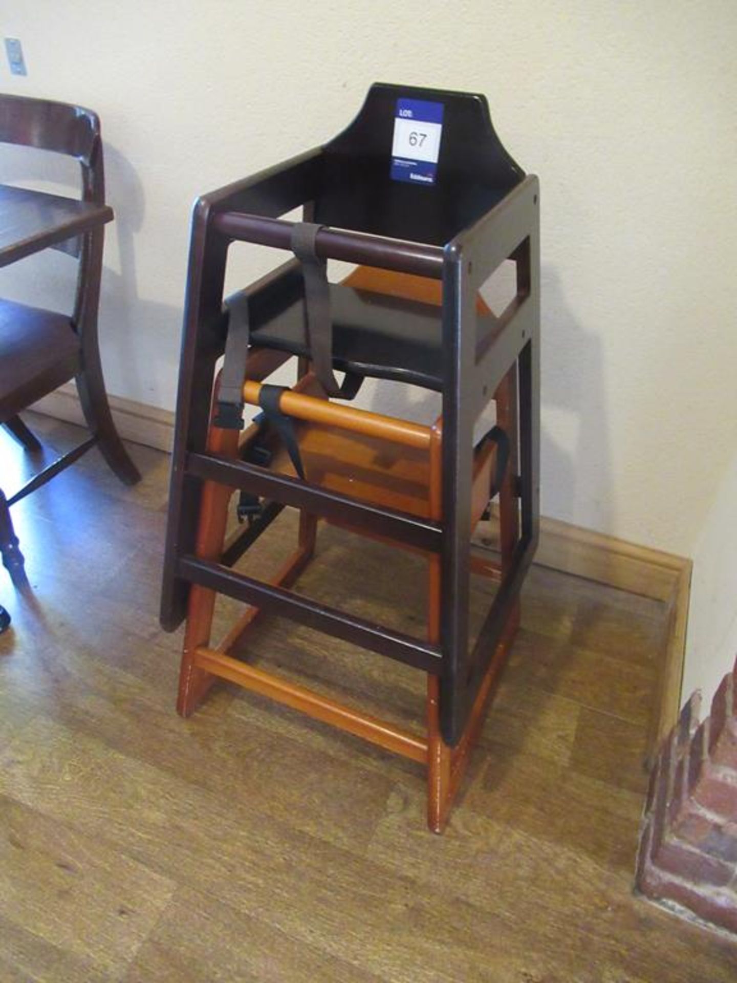 2 x Bolero Wooden Highchairs