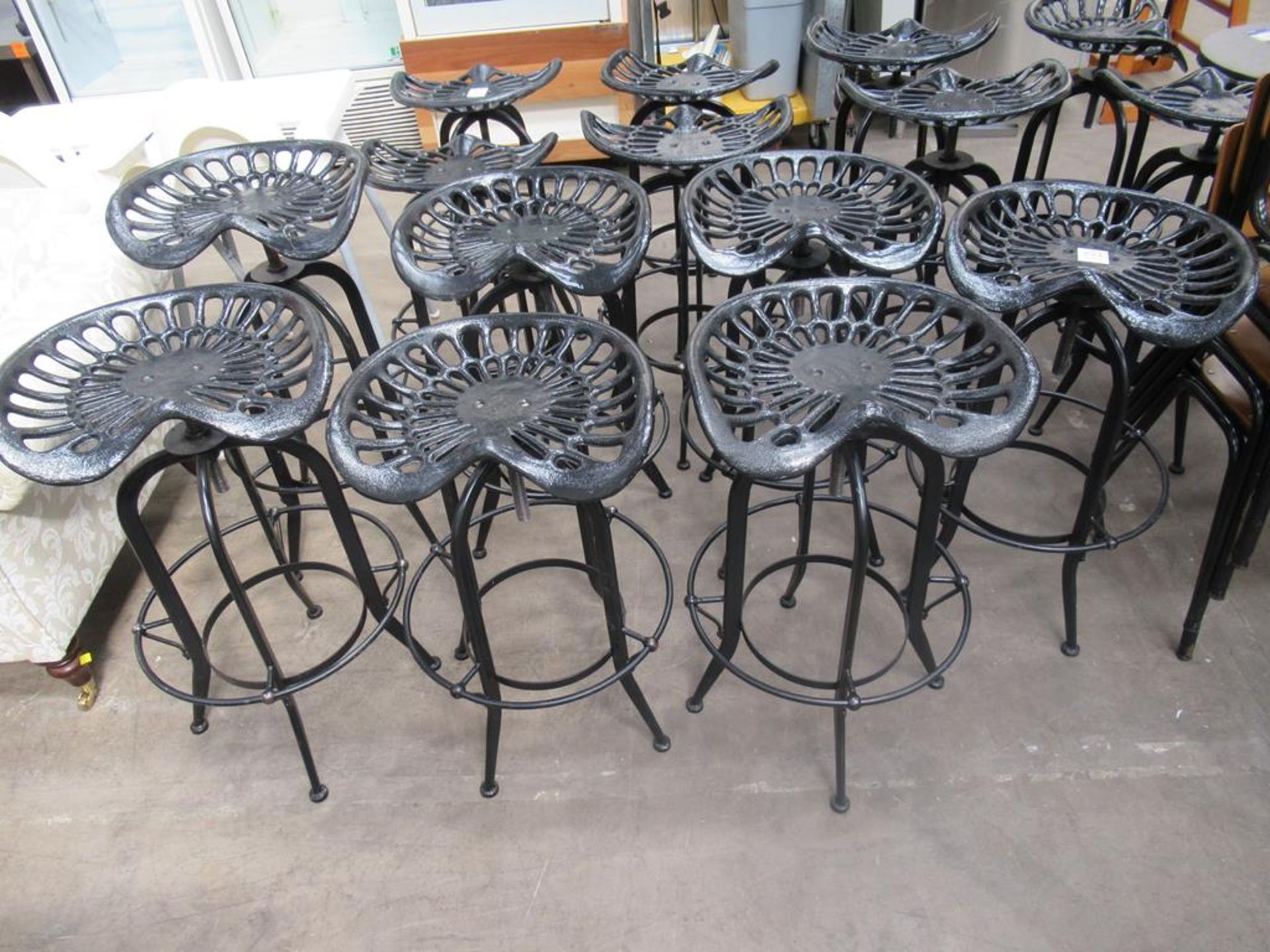 7 x Tractor Seat Stools
