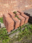 Pallet to contain qty of roof tiles