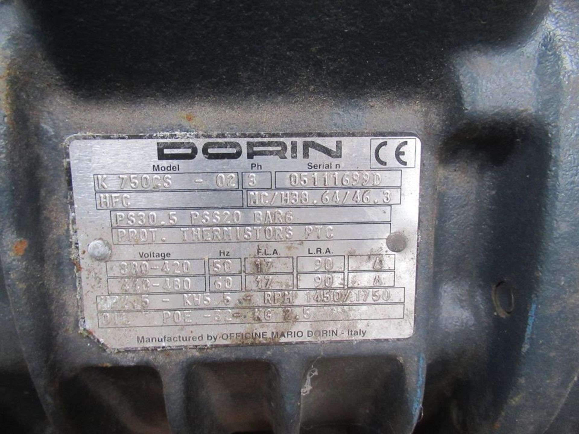 DORIN Model K750C5-02 Refrigeration Compressor - Image 2 of 2