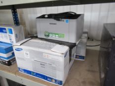 3 x Samsung printers (used) 1 x M2022W, 2 x ML-216